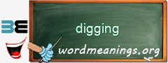 WordMeaning blackboard for digging